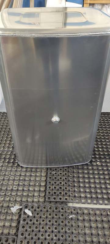 Алюминиевый топливный бак 400л. Фланец маз (№ 741661)